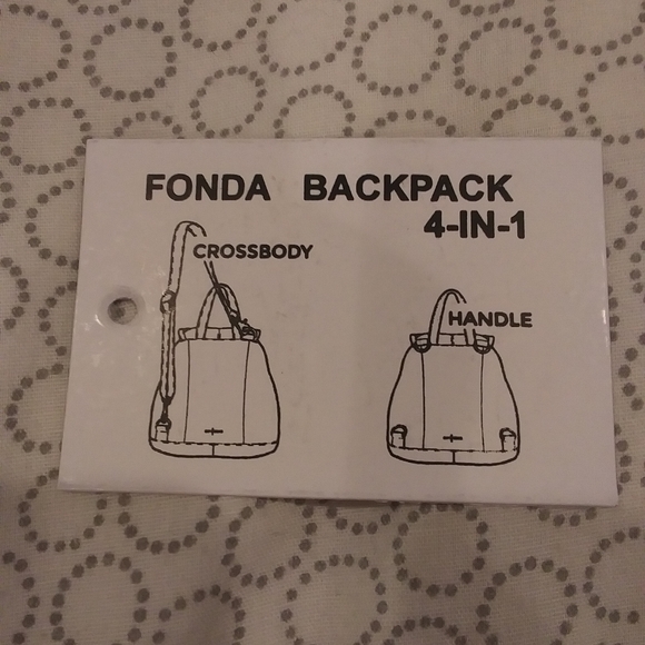 ONE LEFT at this price Boho Leather Backpack - Picture 6 of 16